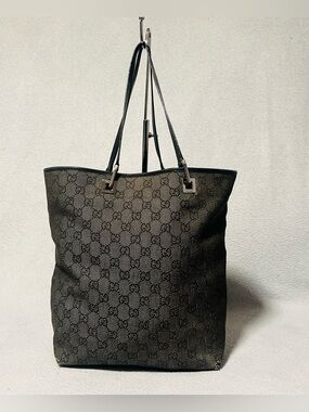 Gucci GG Denim Tote/Shoulder Bag